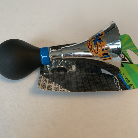 Riderz Block Blaster Chrome Bicycle Horn New In Package - Picture 10 of 12